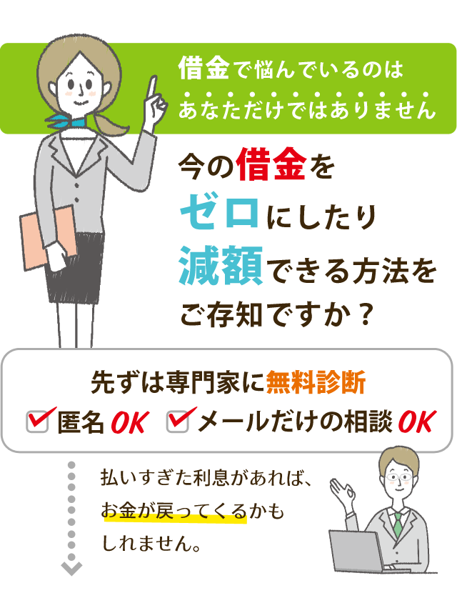 債務整理のすすめ 過払い金 借金問題の相談は おおぞら司法書士事務所